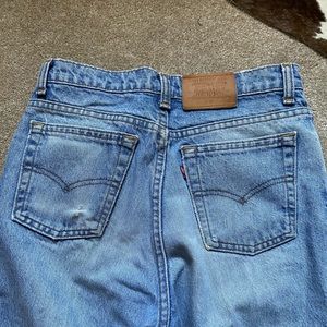 Levi’s 516 light wash vintage jeans
